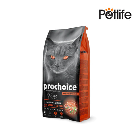 Prochoice Pro33 Salmon and Shrimp Adult Cat Food