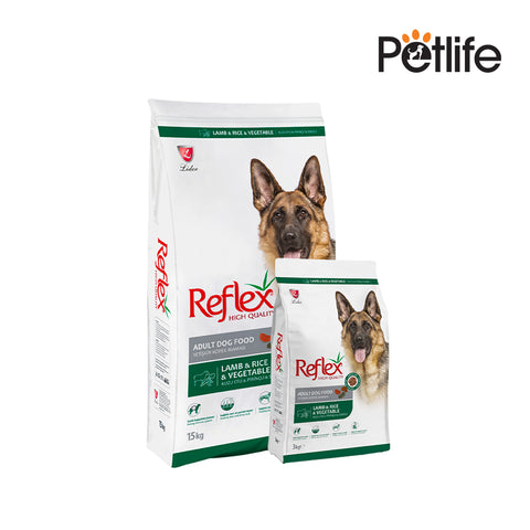 Reflex Adult Dog Food Lamb Rice and Vegetable