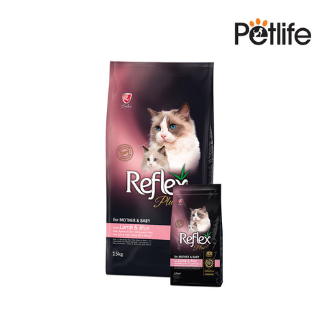 Reflex Plus Mother and Baby Cat Food with Lamb and Rice 1.5kg