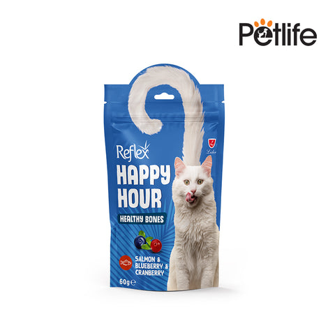 Reflex Happy Hour Healthy Bones Adult Cat Treat – 60 Gram