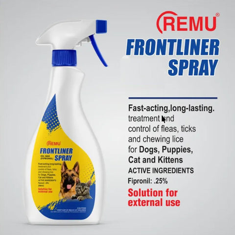 Remu Frontliner Tick and Flea Spray