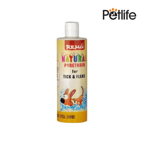Remu Natural Tick and Flea Shampoo with Pyrethrin 400ml
