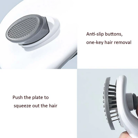 Round Button Pet Grooming Brush additional view