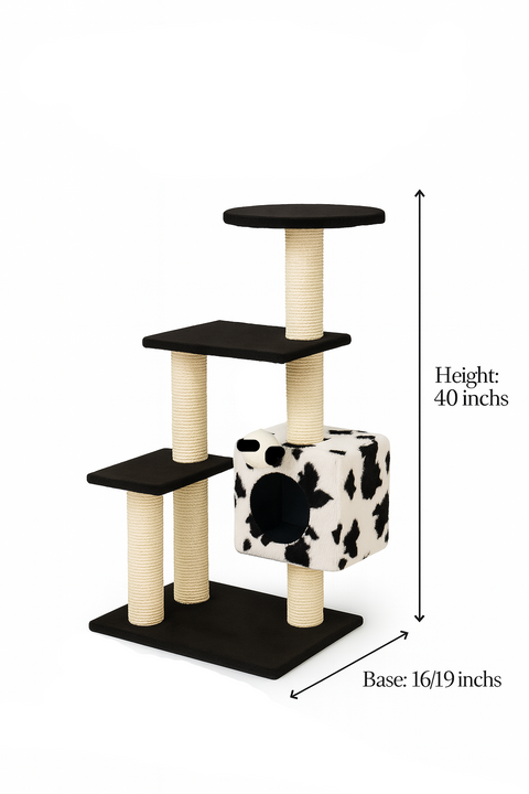 Single Round House Cat Tree additional view