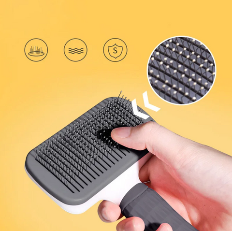 Square Button Pet Grooming Brush additional view