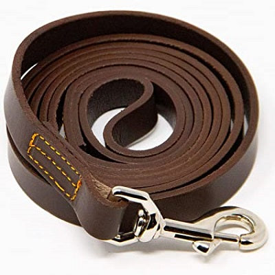 Square Leather Dog Leash