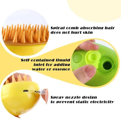 Steam Pet Grooming Brush additional view