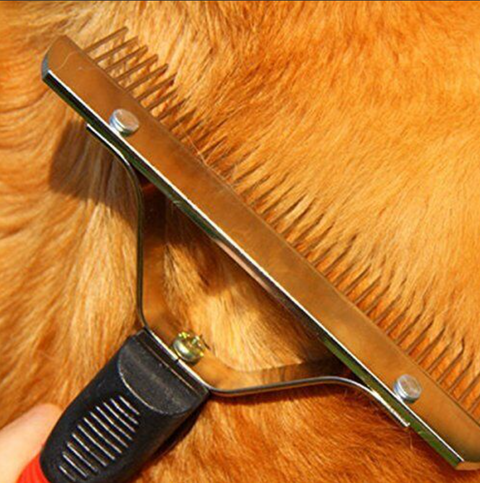 Straight Iron Rake Comb for Pets additional view