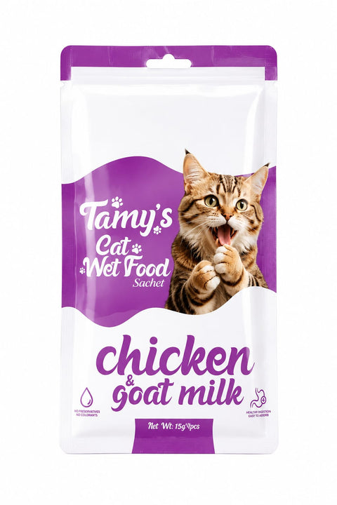 Tamys Creamy Cat Treat Chicken and Goat Milk
