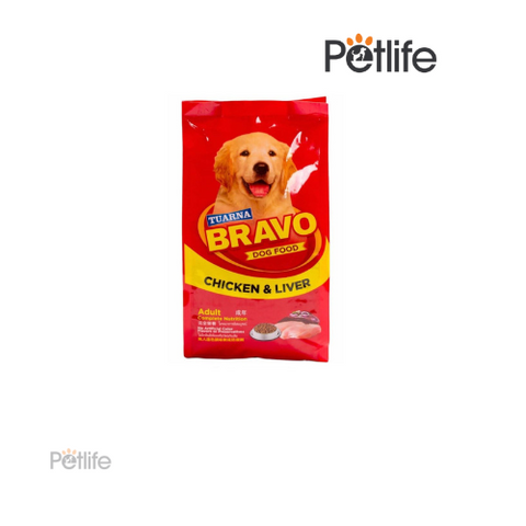 Tuarna Bravo Adult Dog Food Chicken and Liver 450g