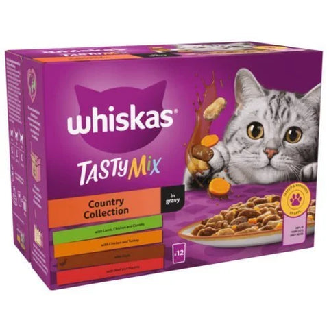 Whiskas Country Collection Adult Wet Cat Food in Gravy 85g
