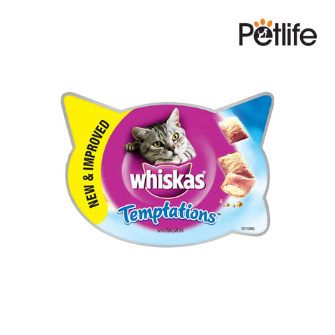 WHISKAS Temptations with Salmon – 60g