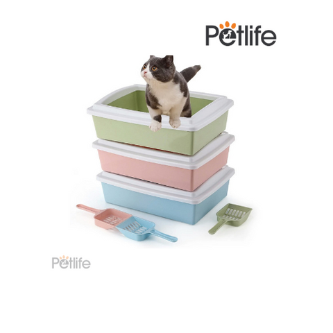 litter tray small with scoop imported