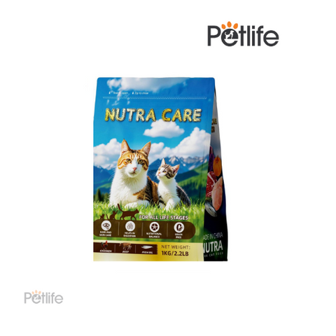 NutraCare Cat Food 1KG Packing-Made In China