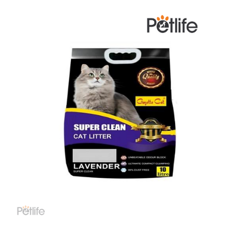 Super clean cat litter