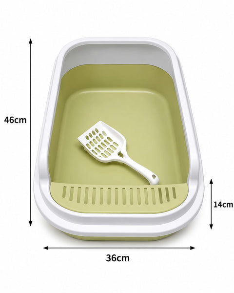 XL Cat Litter Tray with Lid and Scoop