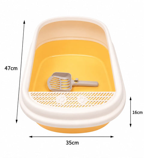 XXL Cat Litter Tray with Lid and Scoop